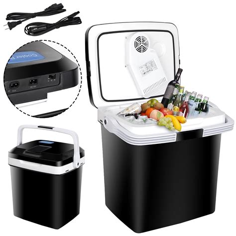 electric ice box cooler|small portable electric ice chest.